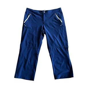 Title Nine Rogue Capri Pants Womens Hiking Athletic Blue Size 6 excellent shape